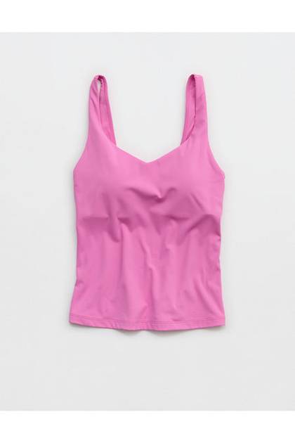 OFFLINE By Aerie Real Me Low Key Tank Top Sunset Purple