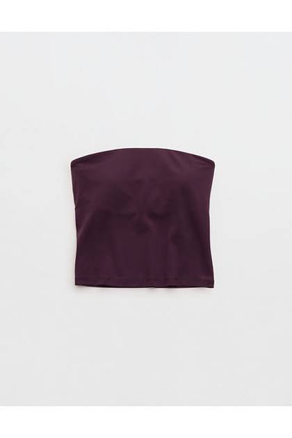 OFFLINE By Aerie Real Me XTRA Tube Top Cool Berry