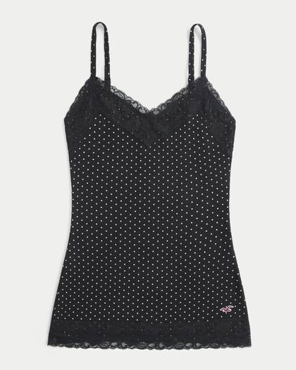 Lace Trim Layering Cami