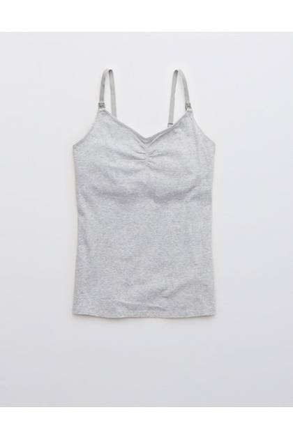 Mama By Aerie™ Nursing Tank Top Medium Heather Gray