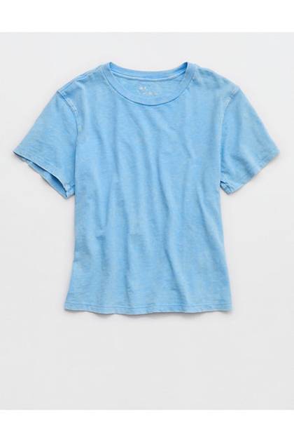 Aerie Vintage T-Shirt Blue Vinyl