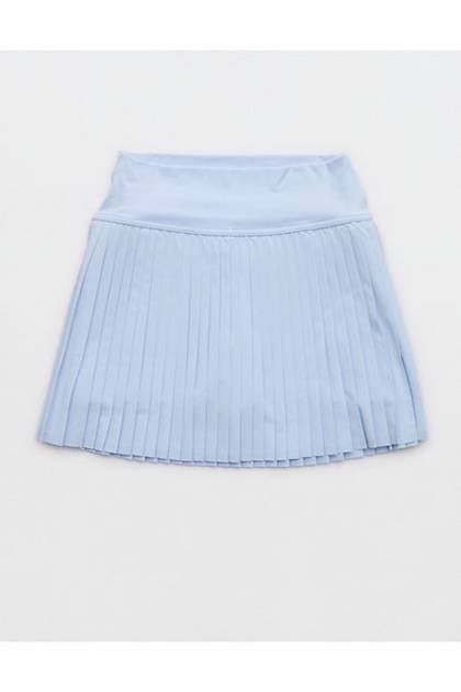 OFFLINE By Aerie All Aces Tennis Skort Eyelet Blue