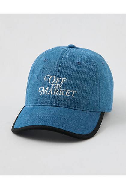 Aerie Graphic Baseball Hat Blue