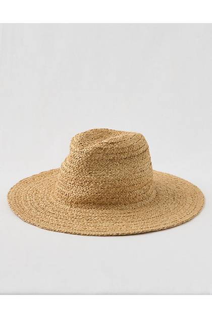 Aerie Floppy Straw Hat Natural