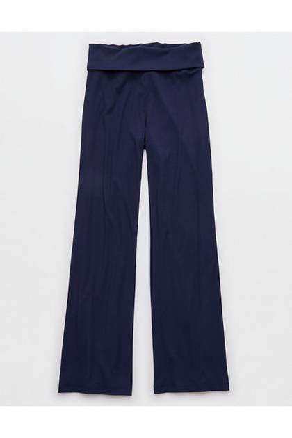 OFFLINE By Aerie Thumbs Up Heavyweight Foldover Trouser Royal Navy