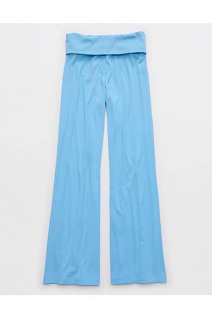 OFFLINE By Aerie Thumbs Up Heavyweight Foldover Trouser Moody Blues