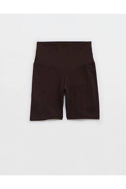OFFLINE By Aerie Real Me XTRA High Waisted 5" Bike Short Deep Earth