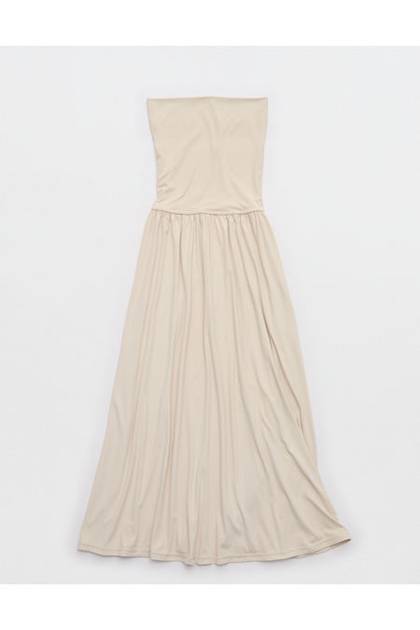 OFFLINE By Aerie Real Me Convertible Maxi Dress Cake Batter