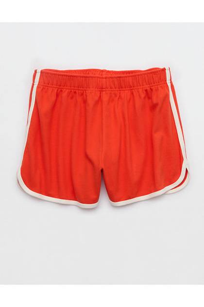 OFFLINE By Aerie Pique Short Orange Flare