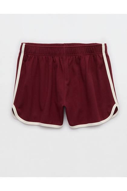 OFFLINE By Aerie Pique Short Deep Ruby