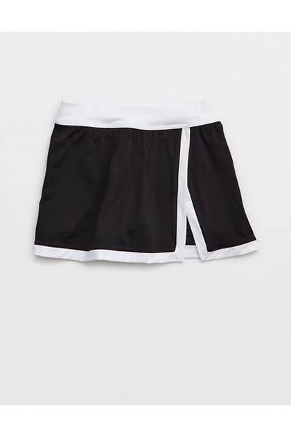 OFFLINE By Aerie Real Me XTRA Colorblock Skort True Black