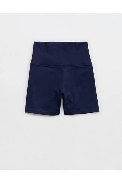 OFFLINE By Aerie The Hugger High Waisted 5" Bike Short Royal Navy
