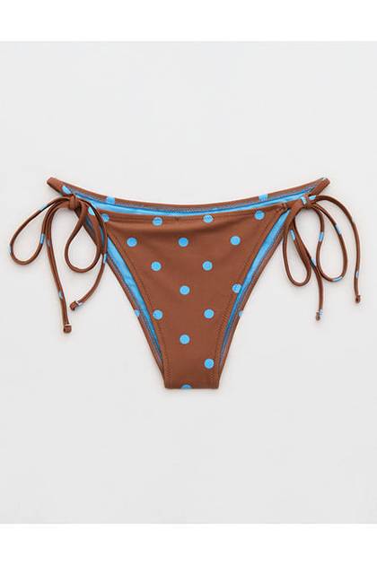 Aerie Cheekiest Side Tie Bikini Bottom Universe