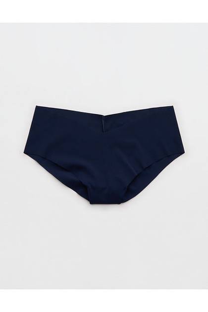 SMOOTHEZ No Show Cheeky Underwear Navy