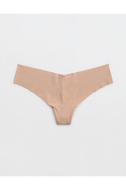 SMOOTHEZ No Show Thong Underwear Sands