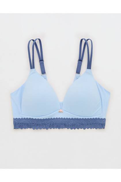 Sunnie Wireless Lightly Lined Bra Blue Mist
