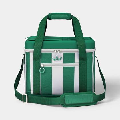 24 Cans/20.7 qt Soft Sided Cooler Green - Sun Squad™
