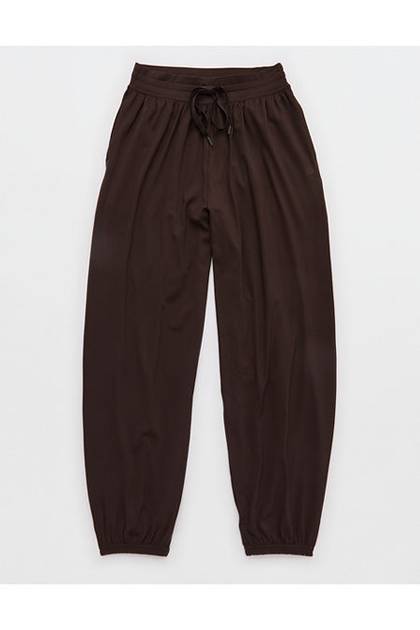 OFFLINE By Aerie Real Me Baggy Jogger Deep Earth