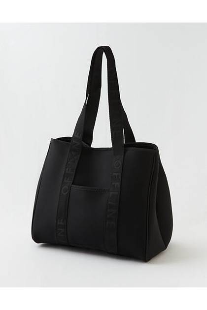 OFFLINE By Aerie Neoprene Tote Bag True Black