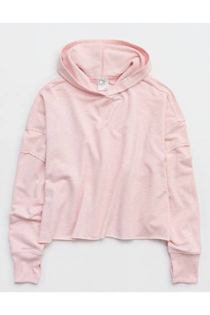 OFFLINE By Aerie OTT Hoodie Club Pink