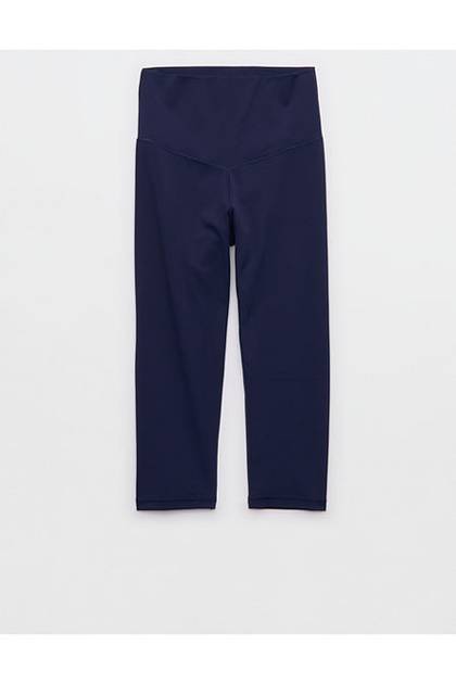 OFFLINE By Aerie Real Me XTRA High Waisted Capri Royal Navy