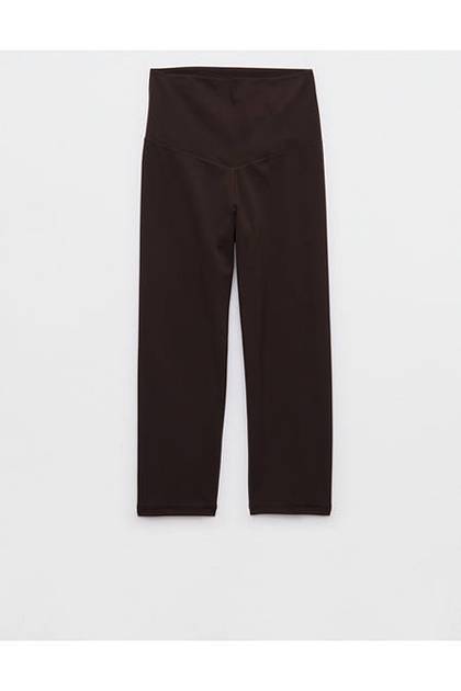 OFFLINE By Aerie Real Me XTRA High Waisted Capri Deep Earth