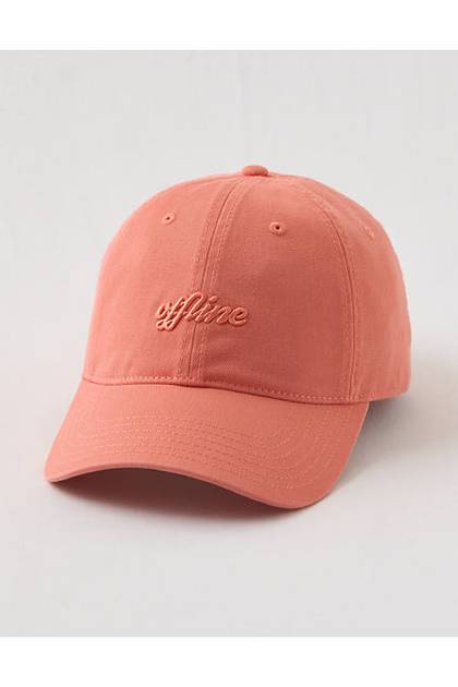 OFFLINE By Aerie Baseball Hat Wild Peach