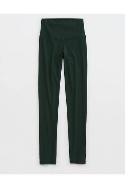 OFFLINE By Aerie Real Me XTRA High Waisted Legging Mystical Green