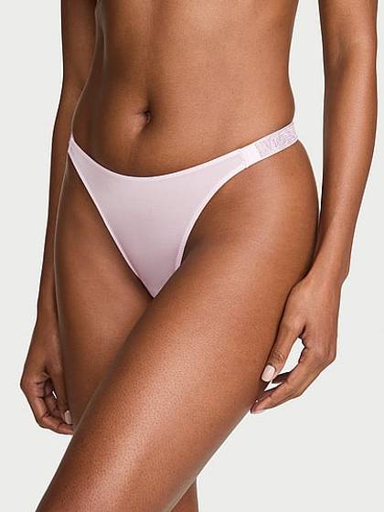 Shine Strap Thong Panty