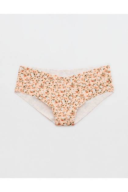 Superchill No Show Cotton Cheeky Underwear Peach