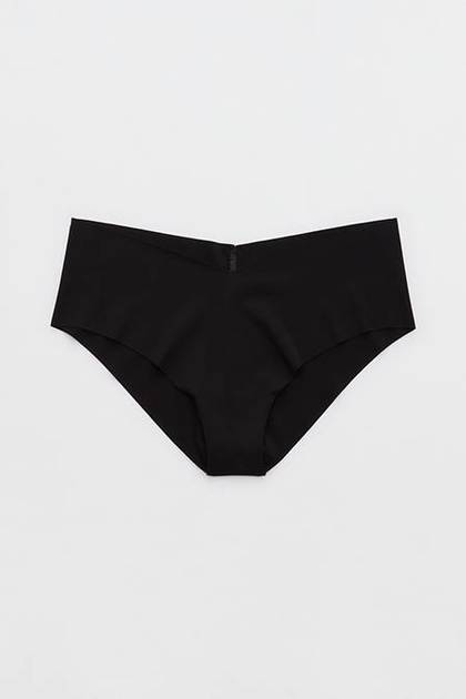 SMOOTHEZ No Show Cheeky Underwear True Black