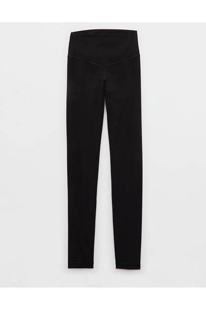 OFFLINE By Aerie Real Me XTRA Mid Rise Legging True Black
