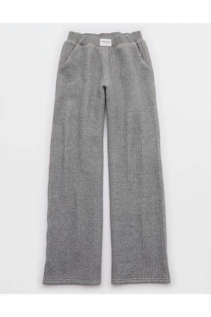 OFFLINE By Aerie Coffee Run Trouser Dark Heather Gray