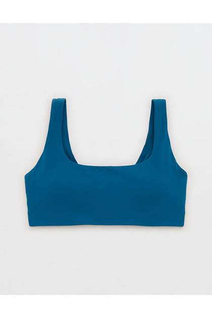 OFFLINE By Aerie Real Me XTRA Classic Sports Bra Twilight Blue