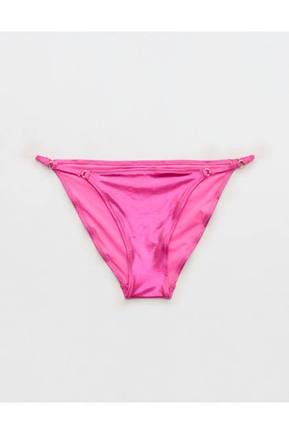 Aerie Full Coverage Bikini Bottom Pink Punch
