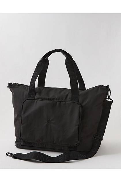 OFFLINE By Aerie Makin' Moves Weekender Bag True Black