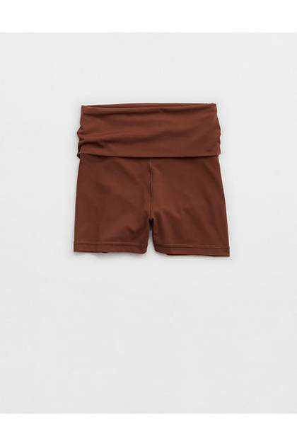 OFFLINE By Aerie Real Me XTRA Foldover 3" Bike Short Universe