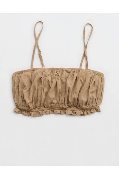 Aerie Cabana Bralette Toasted Almond