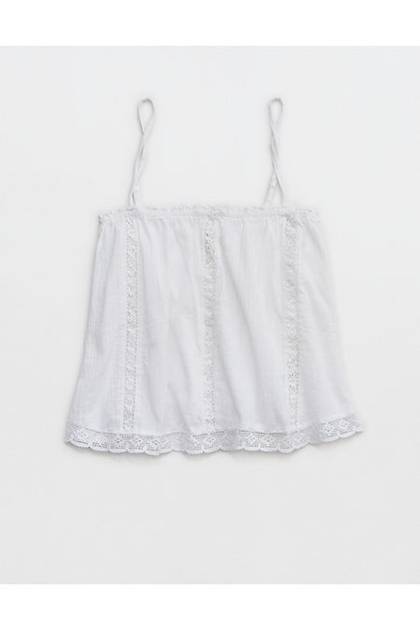 Aerie Cabana Cami White