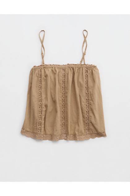 Aerie Cabana Cami Toasted Almond