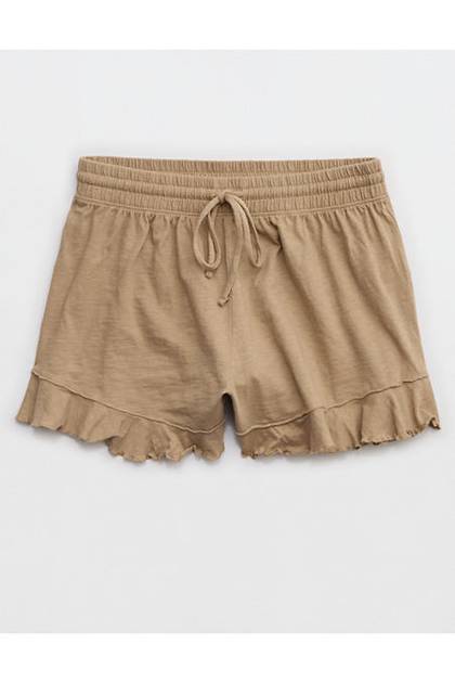Aerie Happiest Flirty Short Toasted Almond