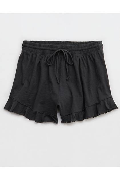 Aerie Happiest Flirty Short Smoked Gray