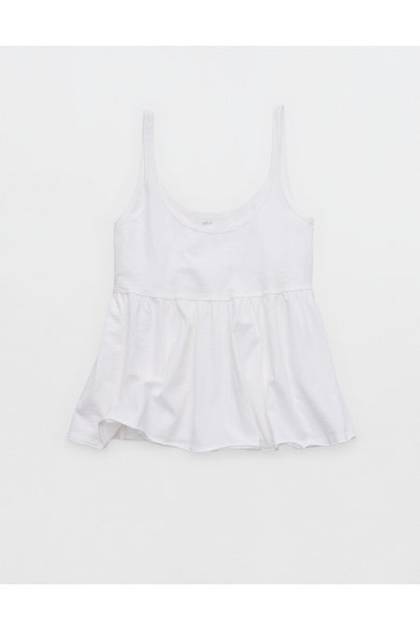 Aerie Happiest Tunic Tank Top White