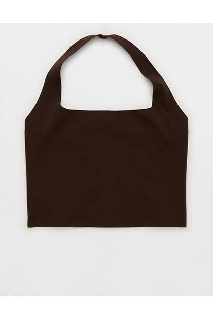 SMOOTHEZ Halter Tank Top Deep Earth