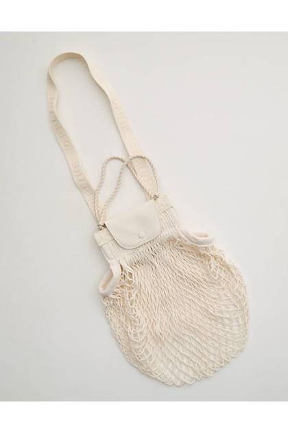 OFFLINE By Aerie Crochet Bag Natural