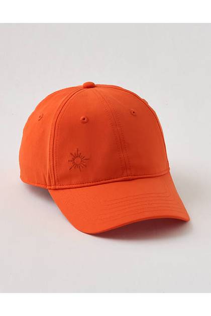 OFFLINE By Aerie Nylon Baseball Hat Orange Flare