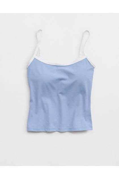 OFFLINE By Aerie Real Me XTRA Cami Tank Top Monaco Blue
