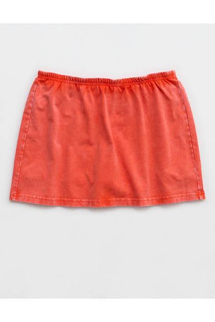 OFFLINE By Aerie OG Cotton MVP Mini Skort Orange Flare