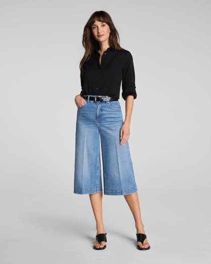 SPANXshape® Authentic 360 Denim Culottes | Elysian - Elysian