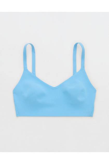 OFFLINE By Aerie Real Me XTRA On-The-Go Double V Sports Bra Moody Blues